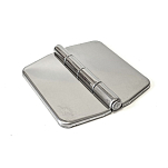 Петля-бабочка CQUIP Covered Butt 70-9120653 74x75x2мм из нержавеющей стали AISI316 ось сверху