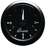 Кварцевые часы Wema IMCR-BB 110361 12/24В Ø62мм вырез Ø52мм чёрные