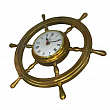 Часы настенные «Штурвал» из полированной латуни Foresti & Suardi 2243.L диаметр 32 см