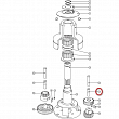 Втулка механизма вращения лебедки Lewmar 45000029
