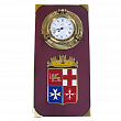Часы настенные с гербом морских республик Foresti & Suardi 2242.L 30 х 15см