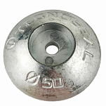 Цинковый анод Tecnoseal 00100 Ø50x11мм дисковый для пера руля