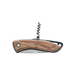 Нож моряка складной с деревянной рукояткой со штопором Wichard Aquaterra Bois 10181 115/193 мм
