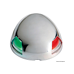 Комбинированный бортовой огонь Sea-Dog 225° 12В красный/зеленый свет из нержавеющей стали AISI316, AISI304 для судов до 12м, Osculati 11.050.03