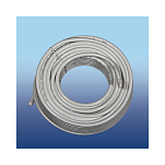 Кабель коаксиальный Glomex RG6 V9139-20 75Ом 20м для телевизионных антенн белый