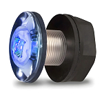 Светодиодная лампа Hella marine Livewell 2JA 998 543-031 12В 0,5Вт 0,04А IP67 для подсветки аквариума синий свет черный корпус