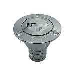 Горловина заливная Foresti&Suardi 189C.38.C для дизтоплива и шланга Ø38мм Ø89x81мм из хромированной латуни