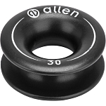 Коуш круглый из анодированного алюминия Allen Brothers A..87-30-BL 30мм 1000кг чёрный