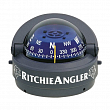 Компас Ritchie Navigation RitchieAngler RA-93 картушка 70мм 12В 93x73мм настольный с конической картушкой серый/синий
