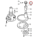 Передаточная шестерня Lewmar 45000342 для лебедок 44-48ST